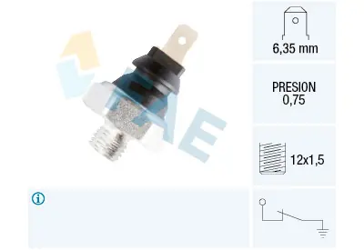 Compra Hoy Interruptor de control de la presión de aceite FAE 1.1400